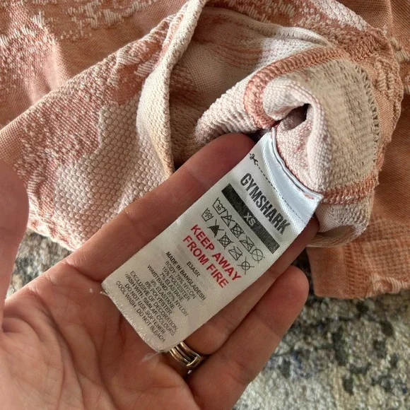 Gymshark Seamless High-Waisted Shorts - Pink XS - Picture 9 of 9